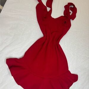 Selfie Leslie Vibrant Red Mini Dress